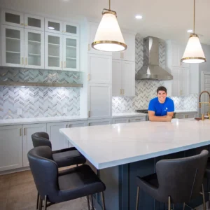We can see Jerry Puente in a remodel kitchen